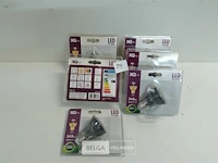 6 x led spot e27 fitting 5w 345lm warm wit - afbeelding 1 van  3