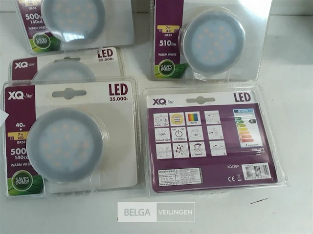 6 x led spot gx53 7w 500lm warm wit - afbeelding 3 van  3