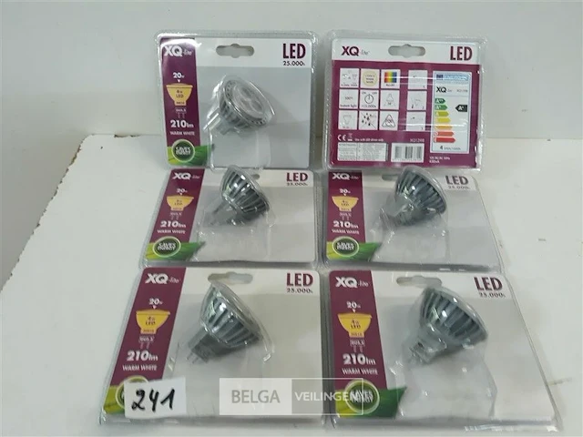 6 x led spot mr 1612v 4w 210 lumen warm wit - afbeelding 1 van  3