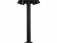 6 x led tuinlamp – 2 x gu10 roterend – 60 cm – ip54 waterdicht – zwart (sla-34) - afbeelding 3 van  6
