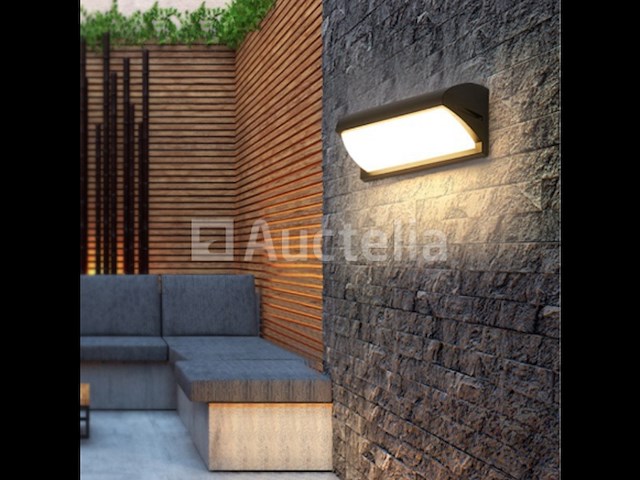 6 x led wandlamp 12w – 3500k neutraal wit – zwart – ip54 (saw-05) - afbeelding 2 van  4