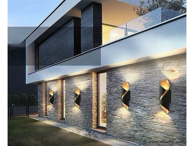 6 x led wandlamp - afbeelding 2 van  3