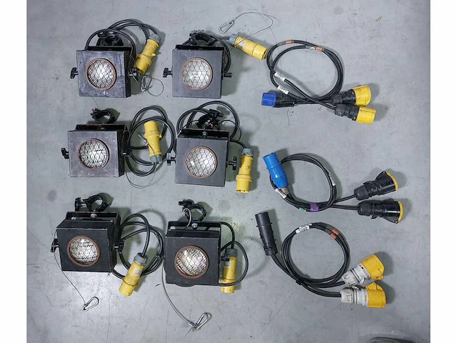 6 x major par36 1-lite dwe 650w cee16y3 - afbeelding 1 van  5