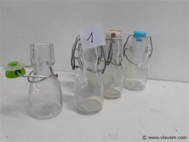 6 x melkflesje 75ml met klipsluiting - afbeelding 2 van  2