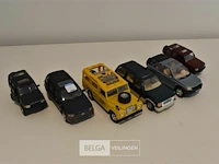 6 x miniatuur terreinwagens divers