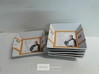 6 x piet huysentruyt soepkom vierkant 17x17 cm - afbeelding 2 van  3