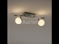 6 x plaled-meubel – 2 spots – hl7182l – 2 x 4w max – 4000k – neutraal wit – zilver - afbeelding 1 van  4