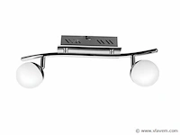 6 x plaled-meubel – 2 spots – hl7182l – 2 x 4w max – 4000k – neutraal wit – zilver - afbeelding 4 van  4