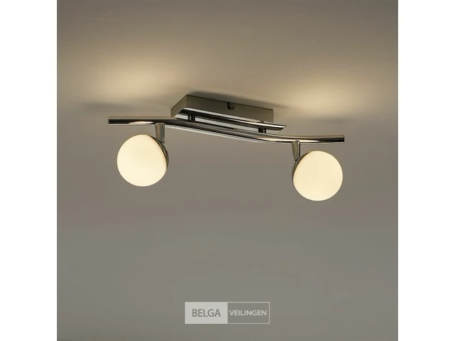 6 x plaled-meubel – 2 spots – hl7182l – 2 x 4w max – 4000k – neutraal wit – zilver - afbeelding 2 van  5