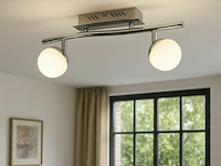 6 x plaled-meubel – 2 spots – hl7182l – 2 x 4w max – 4000k – neutraal wit – zilver - afbeelding 3 van  5