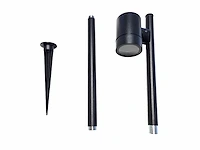 6 x prikspot tuinlamp gu10 fitting 60cm zwart draaibaar waterdicht - afbeelding 6 van  7