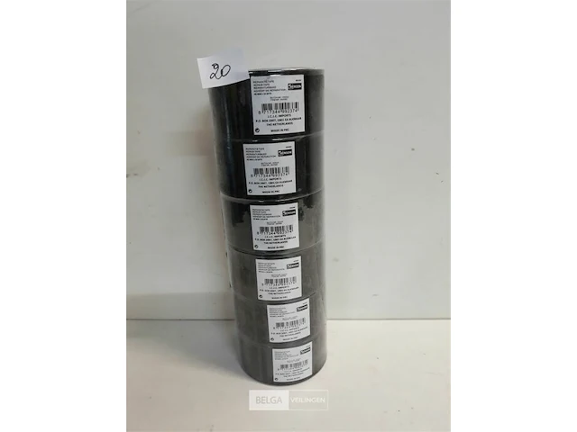 6 x reparatietape 10m zwart - afbeelding 1 van  3