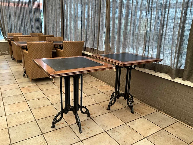 6 x restauranttafel - afbeelding 1 van  2