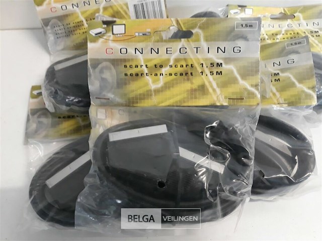 6 x scartkabel 1,5 m - afbeelding 3 van  3