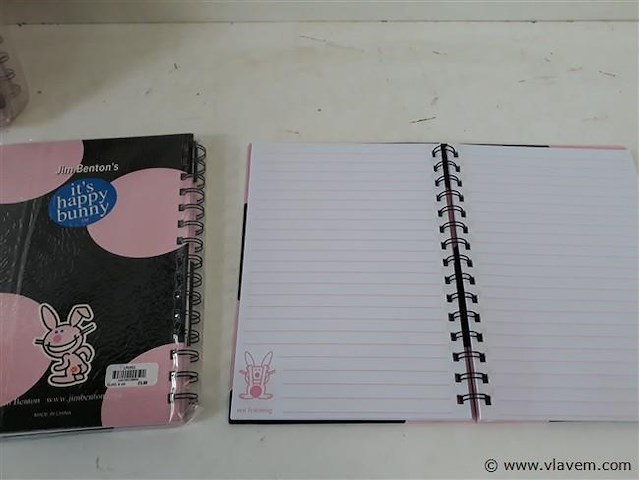 6 x schrift met lijnen bunny - afbeelding 2 van  2