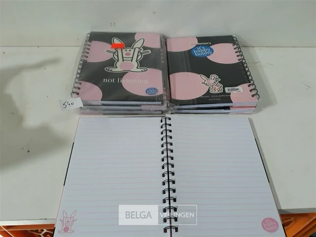 6 x schrift met lijnen bunny - afbeelding 1 van  3