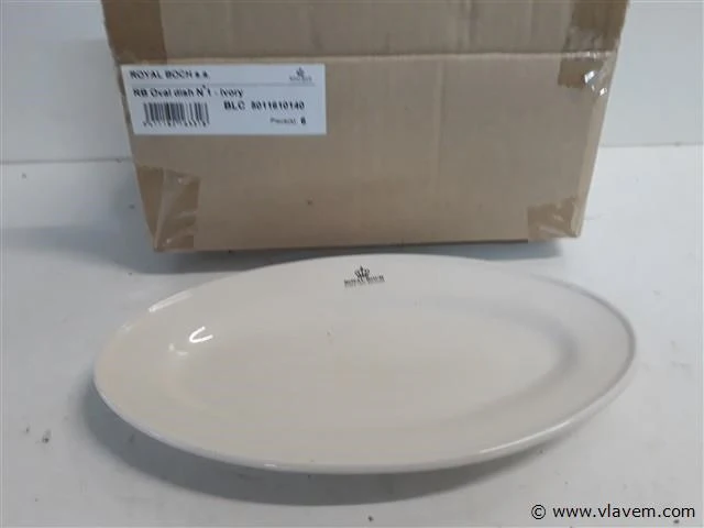6 x serveerbord nr 1 royal boch - afbeelding 2 van  2