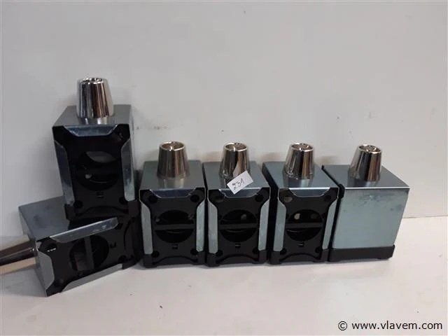 6 x servettenhouder inox - afbeelding 1 van  2