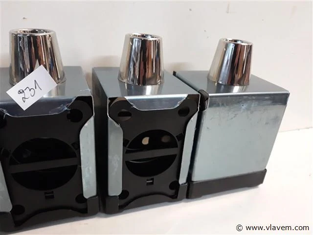6 x servettenhouder inox - afbeelding 2 van  2