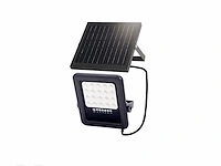 6 x solar 500 lumen led breedstraaler met afstandsbediening - afbeelding 3 van  8