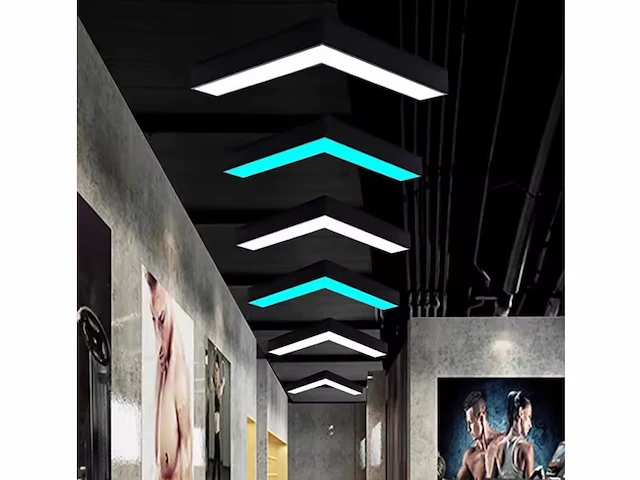 6 x solo squad 80 led design lamp zwart - afbeelding 1 van  10