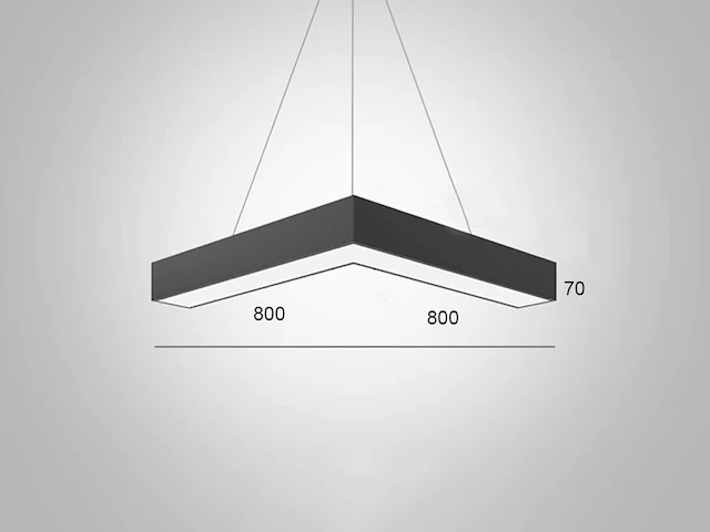 6 x solo squad 80 led design lamp zwart - afbeelding 9 van  10