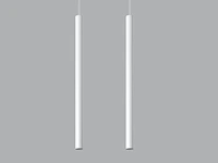 6 x solo tube slim design hanglamp wit - afbeelding 6 van  7