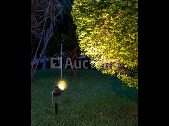 6 x spot met punt buiten – gu10 – ip54 waterdicht – aluminium – zwart - afbeelding 2 van  5