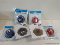 6 x stalen borstel m14 kom - afbeelding 1 van  2