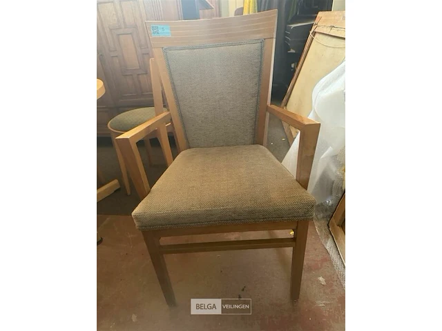 6 x stoelen met armleuning - afbeelding 3 van  4