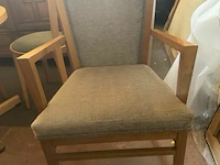 6 x stoelen met armleuning - afbeelding 3 van  4