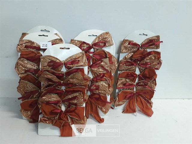 6 x strik roestbruin 5 stuks - afbeelding 1 van  3