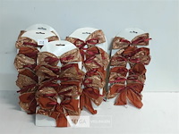 6 x strik roestbruin 5 stuks - afbeelding 1 van  3