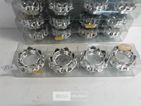 6 x t-lichthouder zilver 4 stuks 7,5 cm - afbeelding 2 van  3