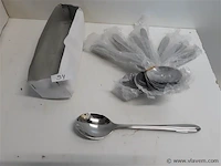6 x tafellepel 20 cm 18/10 - afbeelding 1 van  2