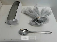 6 x tafellepel 20 cm 18/10 - afbeelding 1 van  3