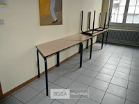 6 x trapeziumvormige tafel - afbeelding 1 van  5
