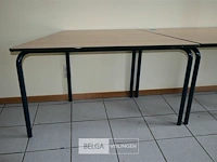 6 x trapeziumvormige tafel - afbeelding 2 van  5