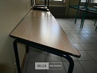 6 x trapeziumvormige tafel - afbeelding 3 van  5