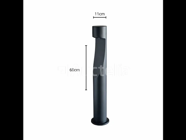 6 x tuinlamp 12w led 60 cm warm wit (sla-35) - afbeelding 2 van  5