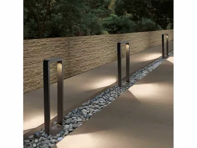 6 x tuinlamp 7w led 60 cm - 3500k warm wit (sla-01) - afbeelding 5 van  5