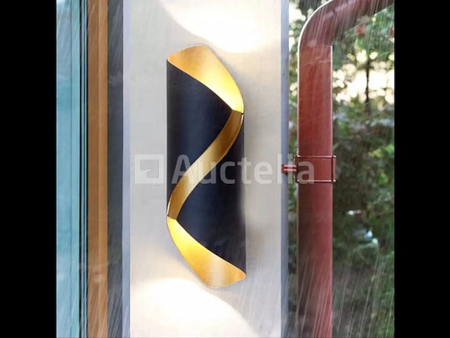 6 x tweerichtings led wandlamp – 2x3w – 3500k neutraal wit – zwart – ip54 (sw-35) - afbeelding 3 van  3