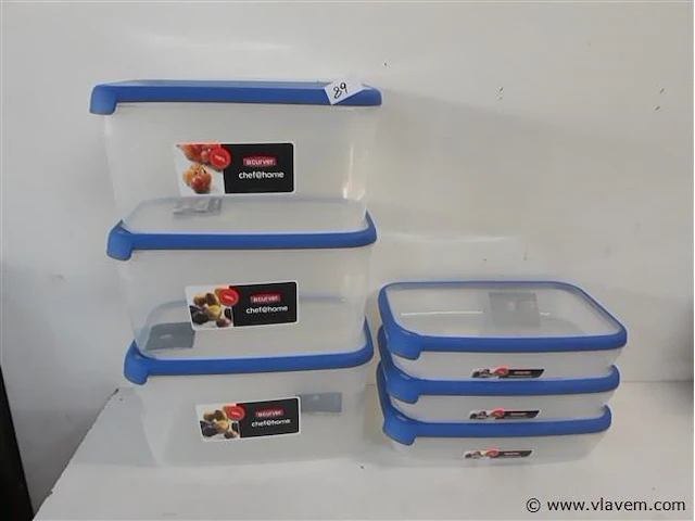 6 x vershouddoos curver 2 assorti - afbeelding 1 van  2