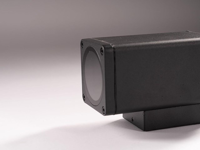 6 x wandlamp rechthoekig gu10 fitting zand zwart waterdicht - afbeelding 4 van  6