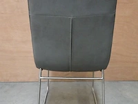 6 x young line interieurstoel kuipmodel pu buffalo grijs - afbeelding 3 van  3