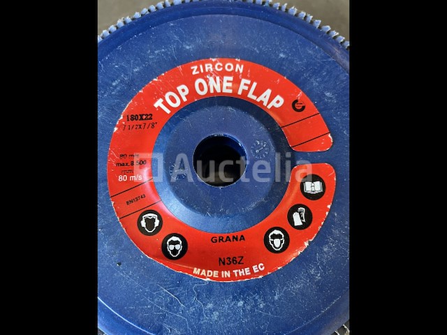 6 x zircon lamellenschijf 180mm - afbeelding 1 van  5