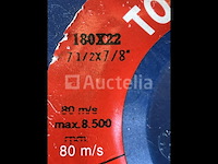 6 x zircon lamellenschijf 180mm - afbeelding 5 van  5