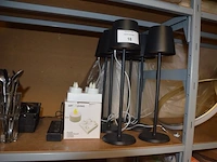 6 zwart led tafellampen , hanglamp , moderne hanglamp met 5 lichtpunten (13,42,47) - afbeelding 2 van  8