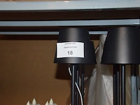 6 zwart led tafellampen , hanglamp , moderne hanglamp met 5 lichtpunten (13,42,47) - afbeelding 3 van  8