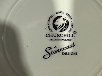 60 bordjes wit/blauw - afbeelding 5 van  5